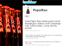 Pepsi RAW Twitter Case Study
