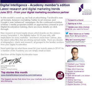 Digital Strategy data - Digital Intelligence June 2013