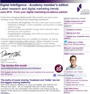 Digital Strategy data - Digital Intelligence June 2014