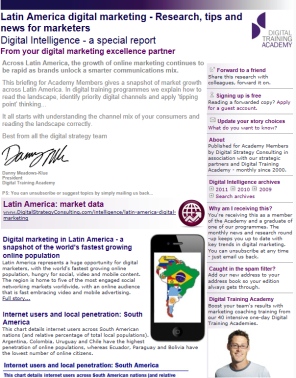 Digital Strategy data - Digital Intelligence Latin America special edition