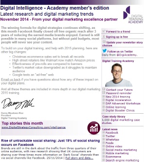 Digital Strategy data - Digital Intelligence November 2014