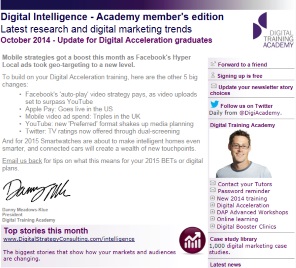 Digital Strategy data - Digital Intelligence October 2014