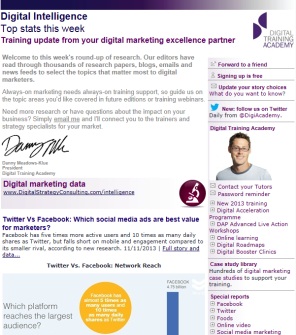 Digital Intelligence - Top stats 15/11/2013