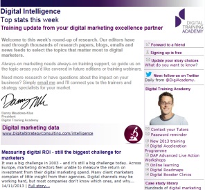 Digital Intelligence - Top stats 22/11/2013