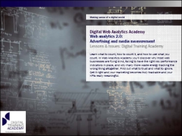 Digital Web Analytics Academy