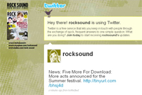 Rocksound Twitter